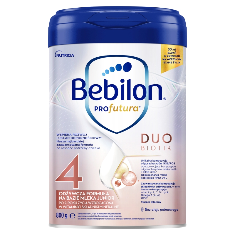Bebilon Profutura DUO BIOTIK 4, mleko modyfikowane po 2 roku życia, 800 g