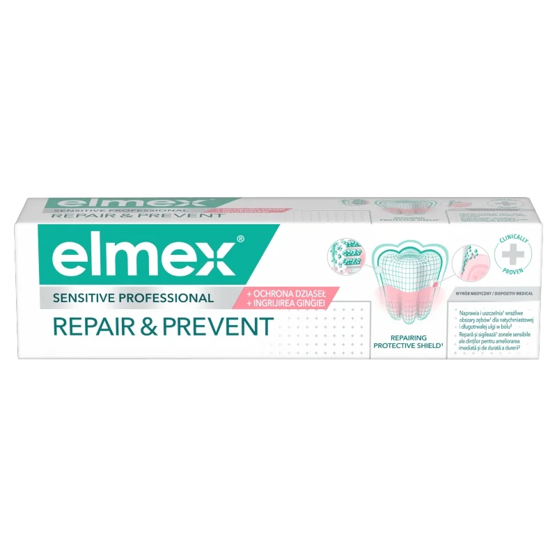 Elmex Sensitive Professional Repair & Prevent, pasta do zębów dla osób z nadwrażliwością, 75 ml