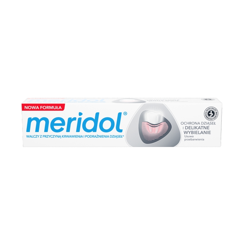 Meridol Ochrona Dziąseł I Delikatne Wybielanie, 75 ml