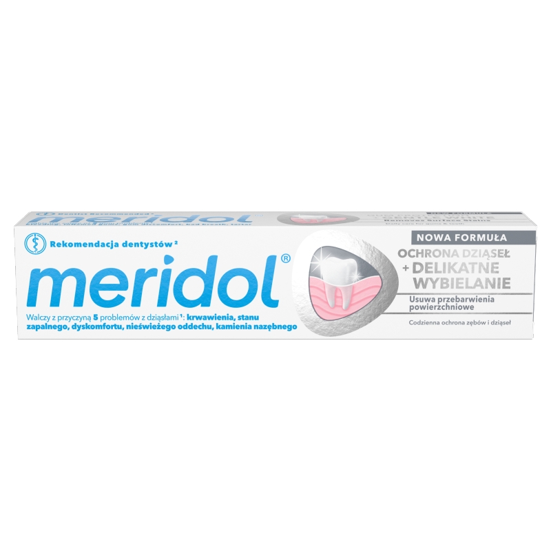 Meridol Ochrona Dziąseł I Delikatne Wybielanie 75 ml