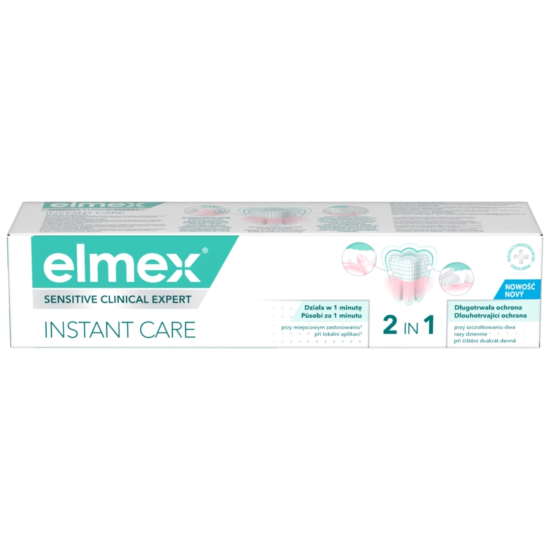 Elmex Sensitive Clinical Expert Instant Care, pasta do zębów, 75 ml