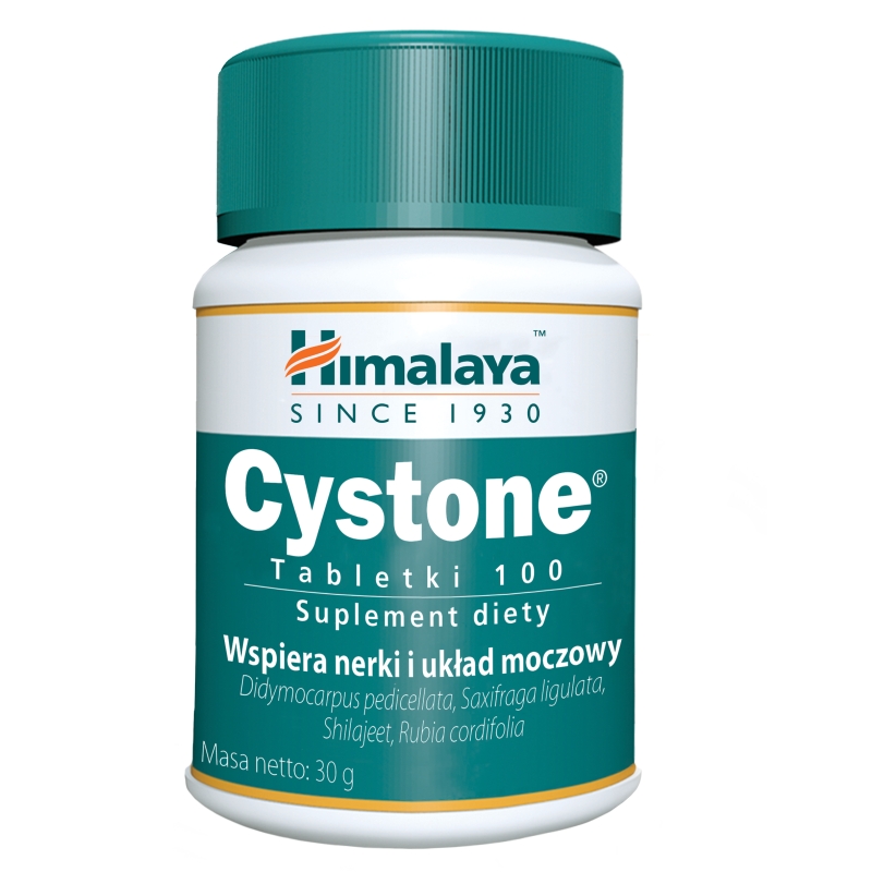 HIMALAYA Cystone , tabletki ze składnikami wspierającymi funkcjonowanie nerek i układu moczowo-płciowego, 100 szt.