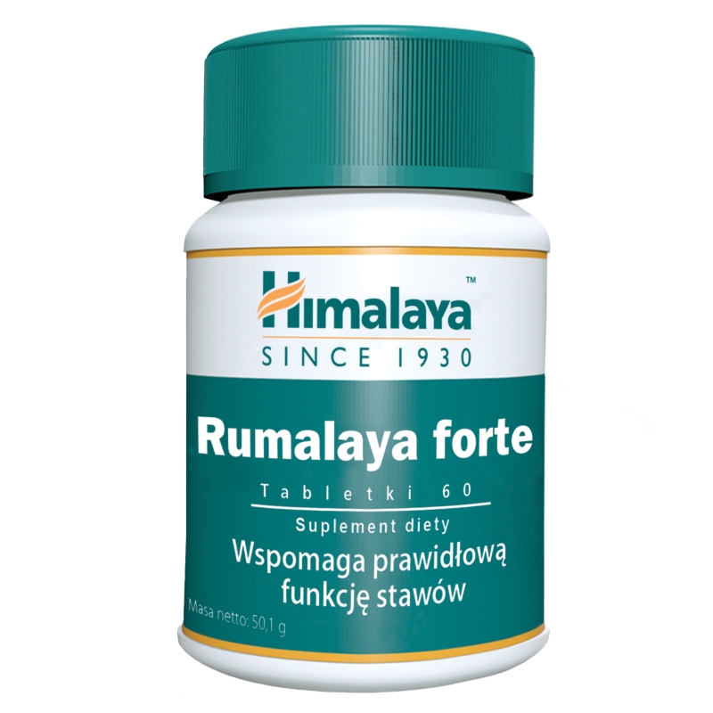 HIMALAYA Rumalaya Forte, tabletki ze składnikami wspierającymi prawidłową funkcję stawów, 60 szt.