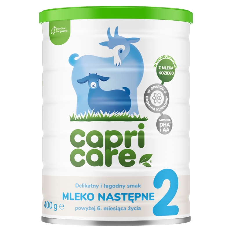 Capricare 2, mleko kozie modyfikowane dla dzieci powyżej 6 miesiąca życia, 400 g