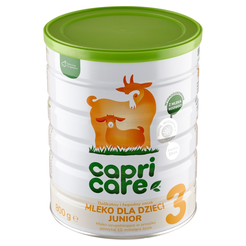 CAPRICARE 3 Mleko Następne Junior, oparte na mleku kozim powyżej 12 miesiąca życia, 800 g