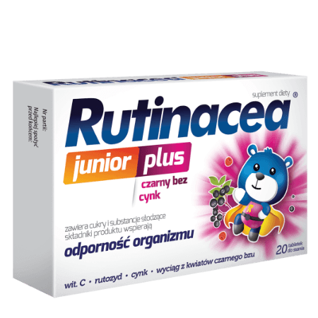 Rutinacea Junior Plus , tabletki dla dzieci, 20 szt.