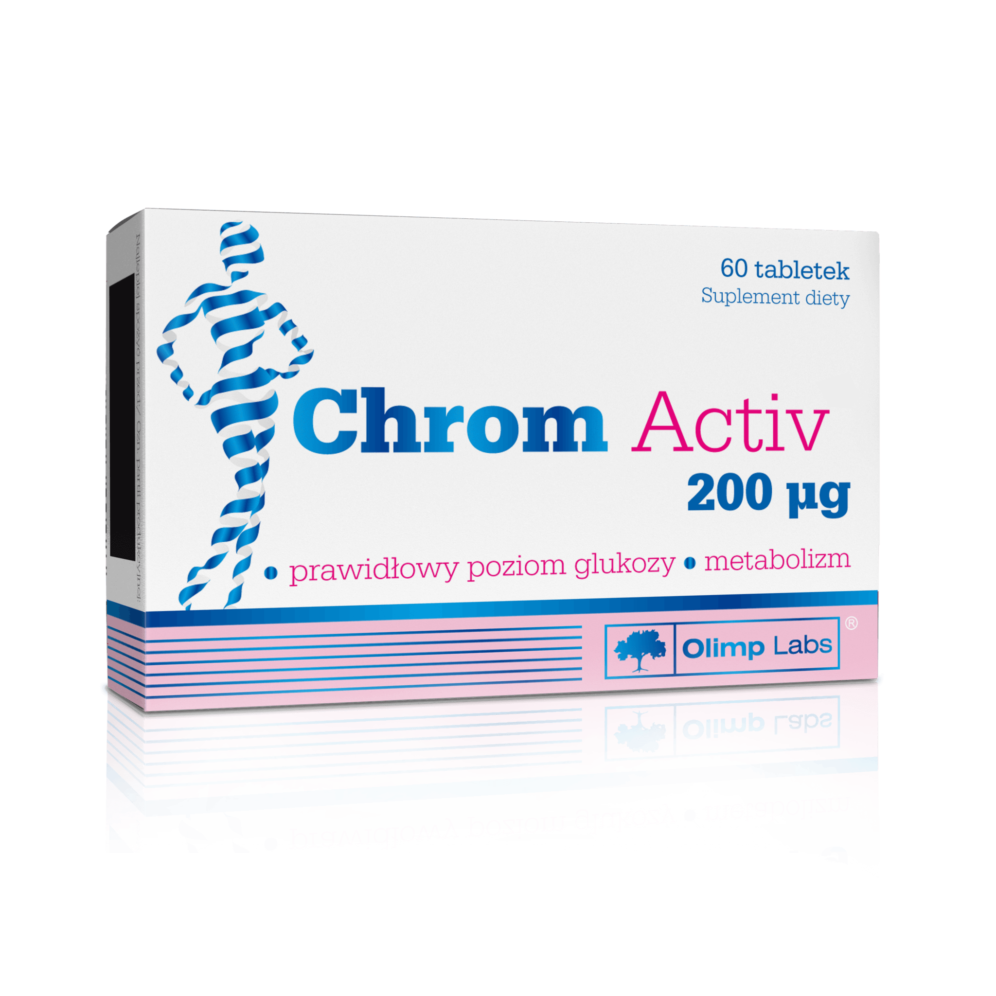Olimp Chrom Activ , tabletki ze składnikami uzupełniającymi diete w chrom, 60 szt.