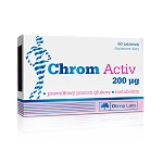Olimp Chrom Activ tabletki ze składnikami uzupełniającymi diete w chrom, 60 szt.