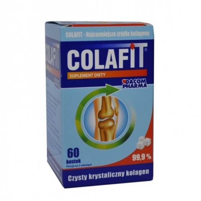 Colafit, kostki zawierające kolagen krystaliczny, 60 szt.