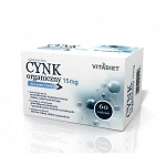 Cynk organiczny 15 mg tabletki ze składnikami wspierającymi układ odpornościowy, 60 szt.