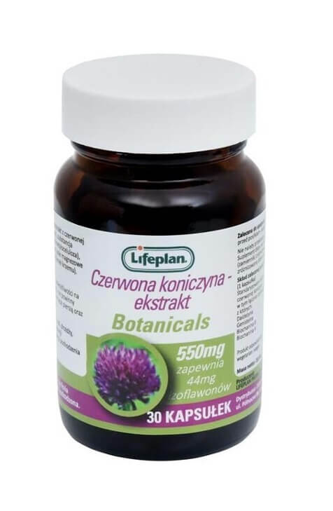 Czerwona koniczyna ekstrakt kapsułki ze składnikiem dla kobiet odczuwających objawy menopauzy, 30 szt.