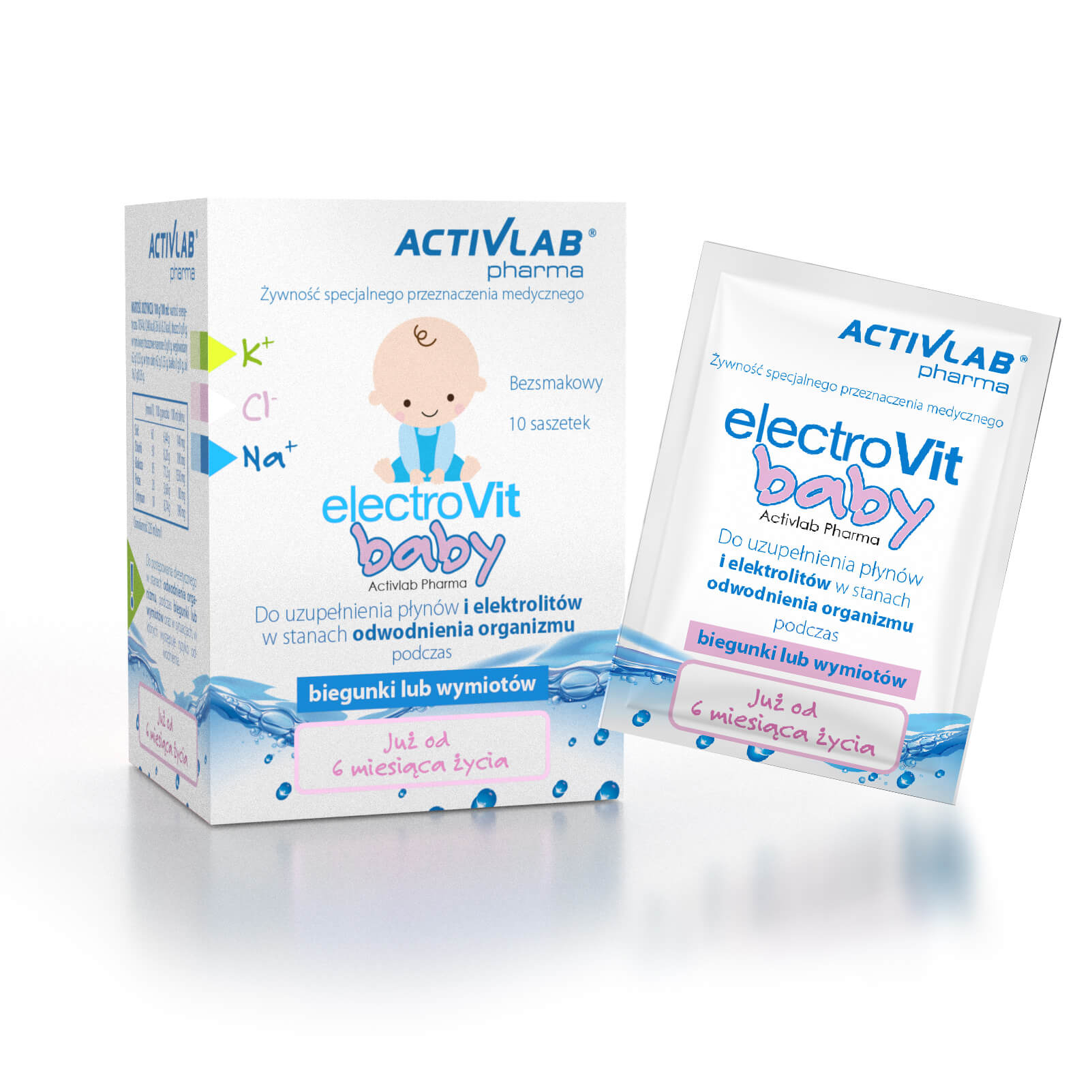 ElectroVit BABY  elektrolity dla dzieci od 6 miesiąca życia, 10 szt. 
