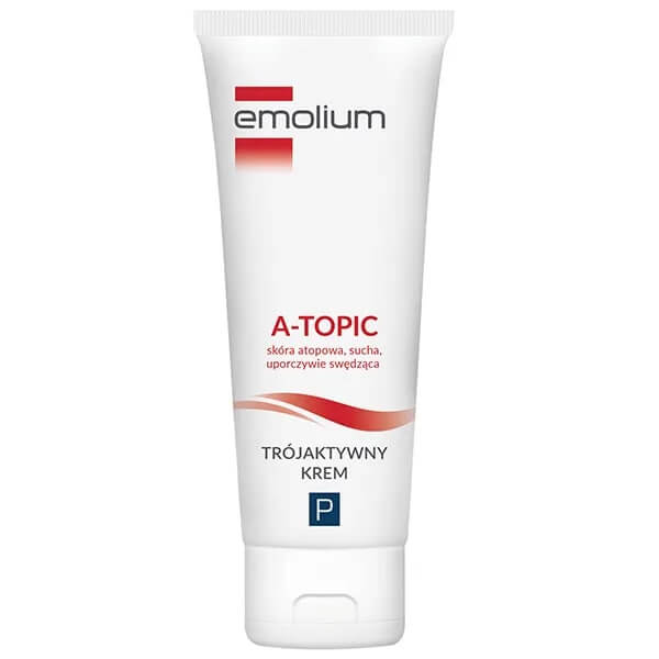 Emolium A-Topic Krem Trójaktywny , do skóry suchej i swędzącej,  50 ml