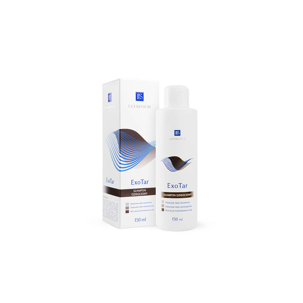 Exotar, szampon do stosowania w przypadku chorób skórnych głowy, 150 ml