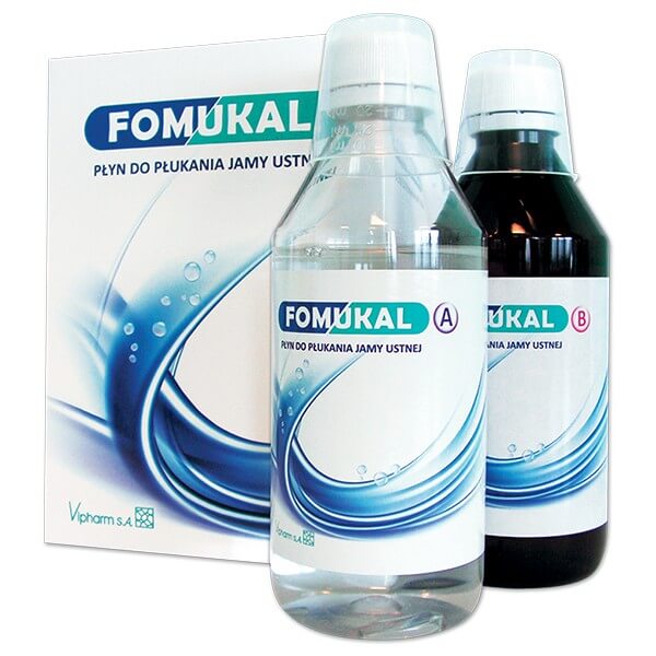 Fomukal , zestaw: płyn do płukania jamy ustnej, 2 x 225 ml