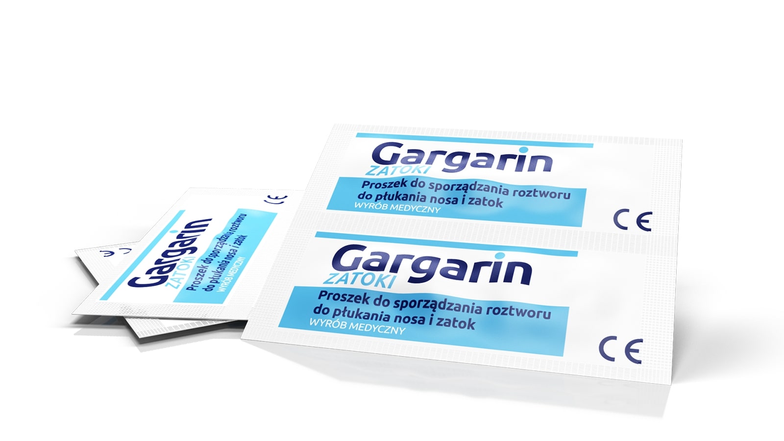 GARGARIN ZATOKI , zestaw podstawowy 16 saszetek + 1 irygator