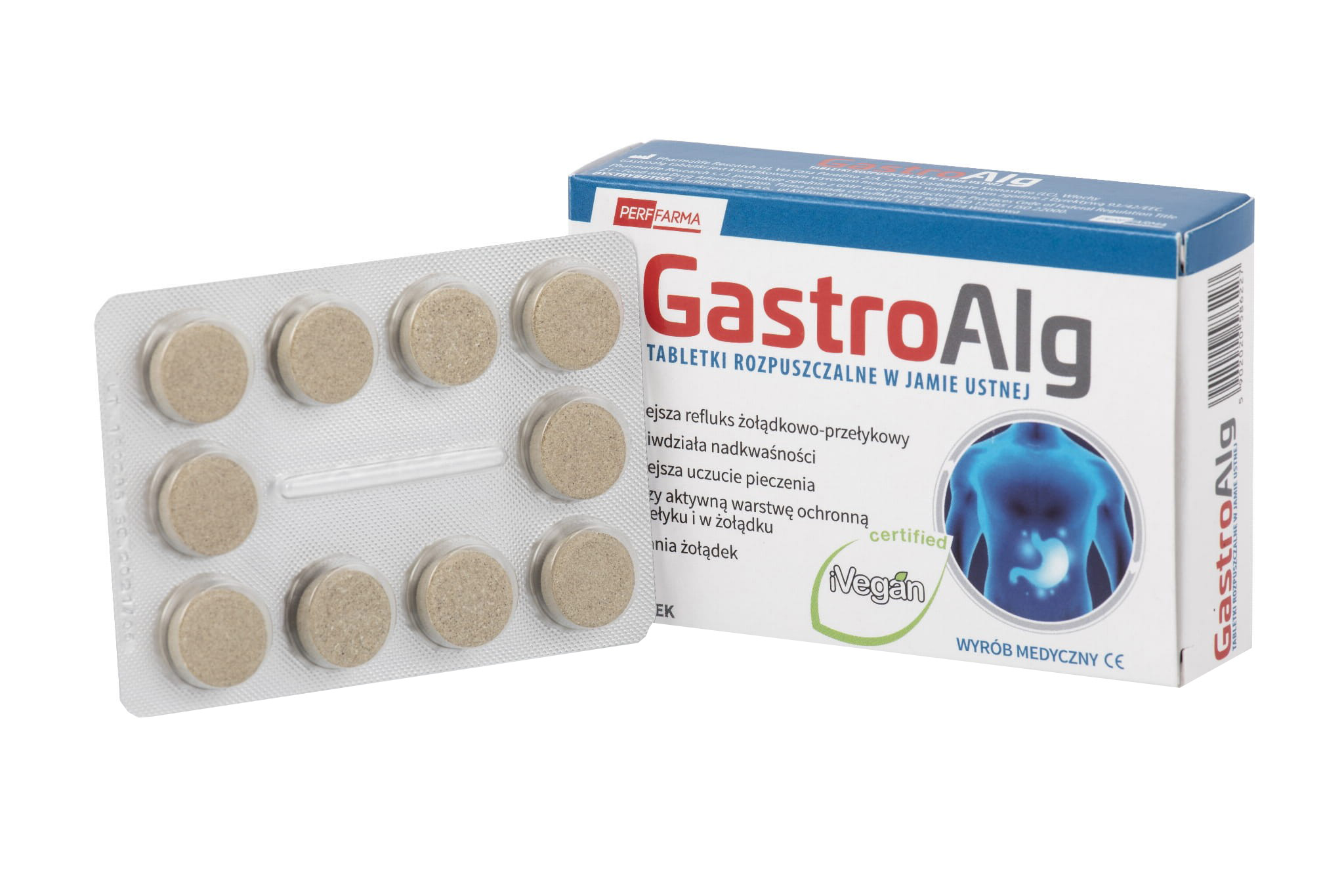 GASTROALG, tabletki rozpuszczalne w jamie ustnej, 30 szt.