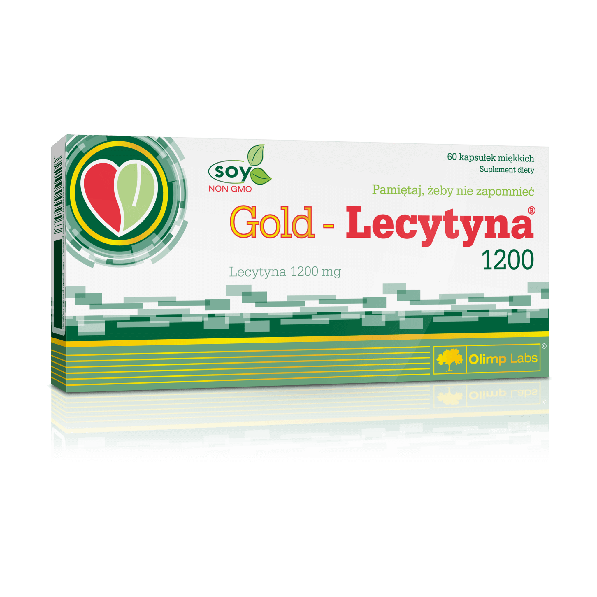 OLIMP Gold Lecytyna, kapsułki  ze składnikami wspierającymi pamięć, 60 szt.