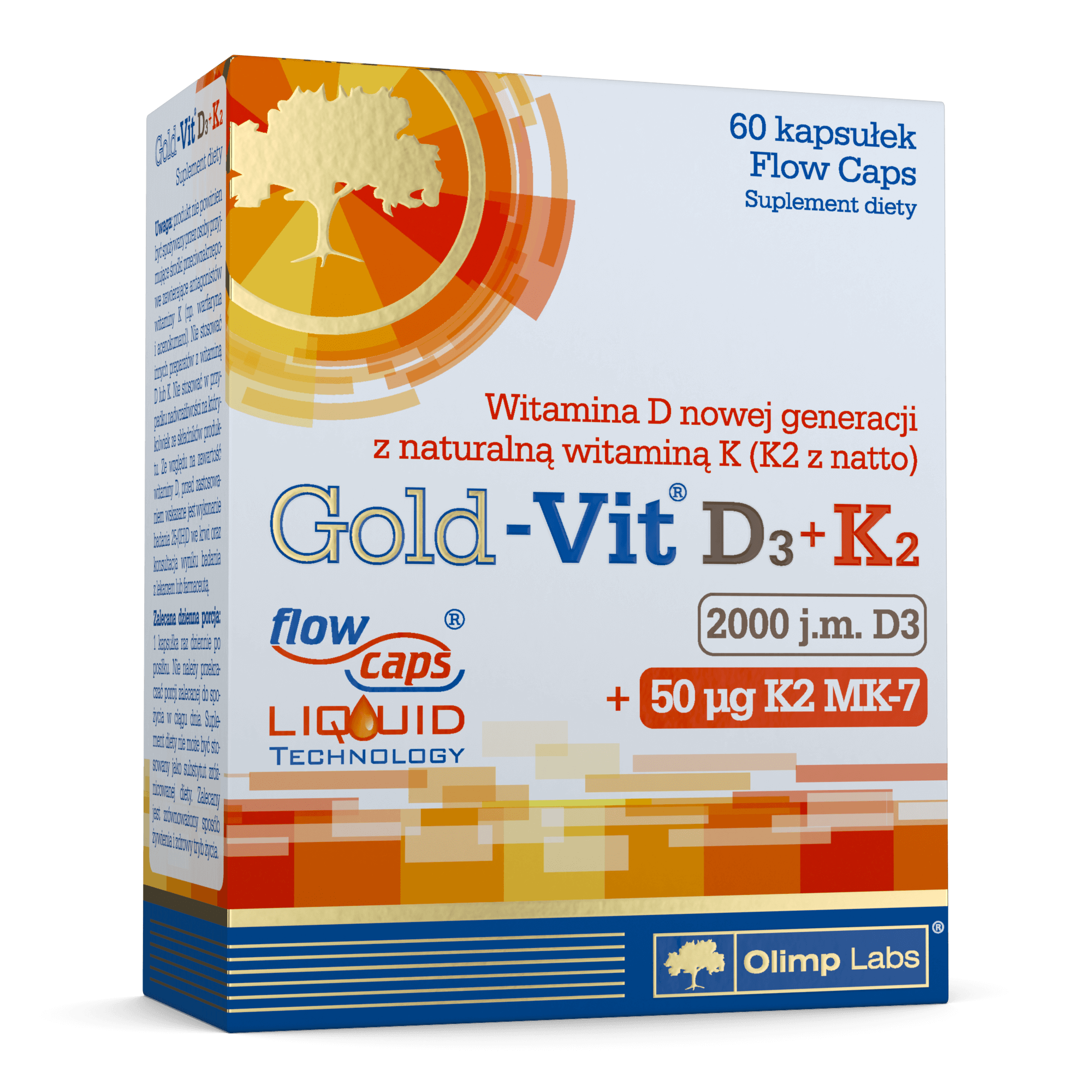 Olimp Gold-Vit D3+K2, kapsułki, 60 szt.