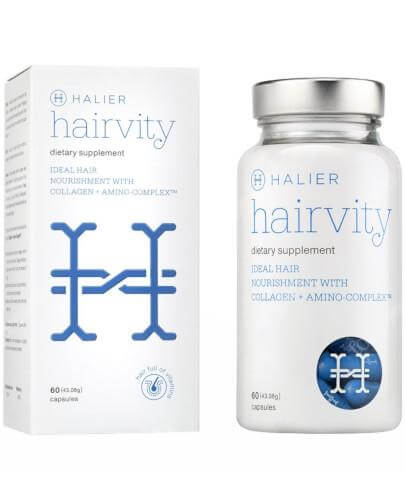 Hairvity, kapsułki z witaminami na zdrowe włosy, 60 szt.