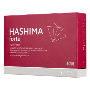 Hashima Forte, kapsułki ze składnikami na prawidłowe funkcjonowanie tarczycy, 30 szt.