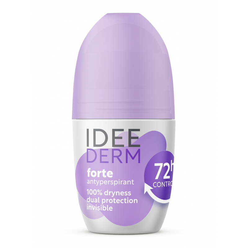 IDEEPHARM IDEEDERM, antyperspirant forte 72h 50 ml