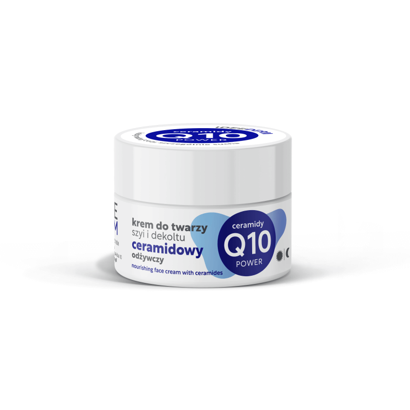 IDEEPHARM IDEEDERM, krem do twarzy ceramidowy do skóry twarzy i dekoltu, 50 ml