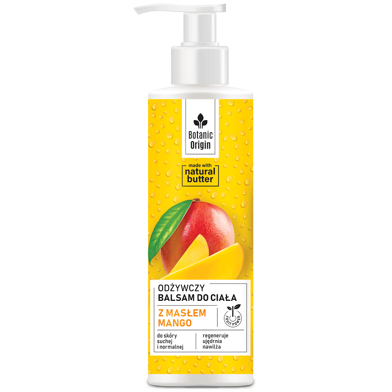 Balsam do ciała, odżywczy z masłem mango, 300 ml