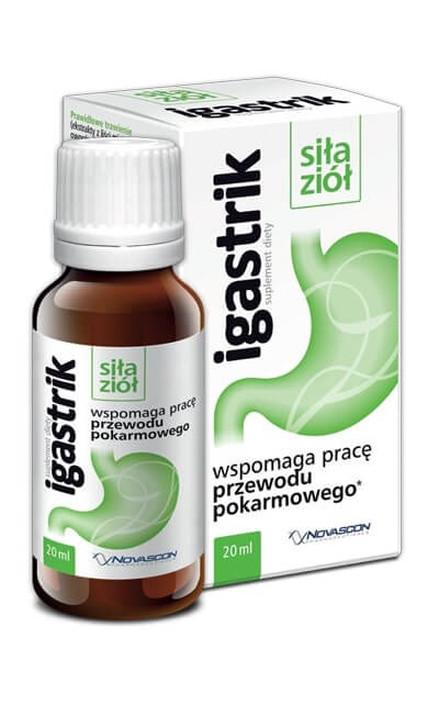 Igastrik, płyn doustny ze składnikami wspierającymi układ pokarmowy, 50 ml