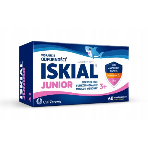 Iskial Junior kapsułki do żucia, 60 kaps.