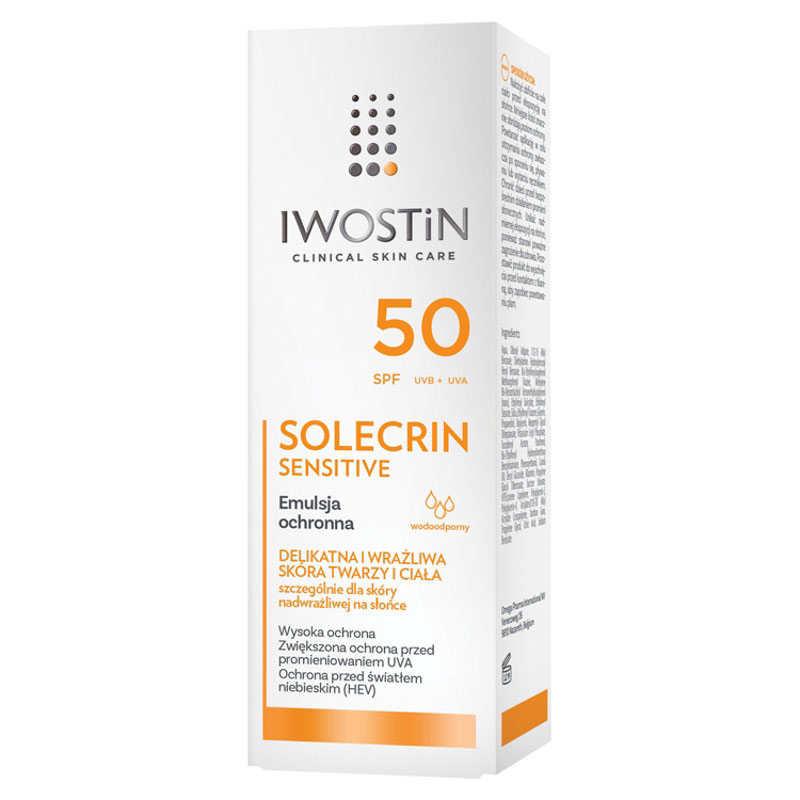 Iwostin Solecrin Sensitive , Emulsja ochronna SPF50 100 ml