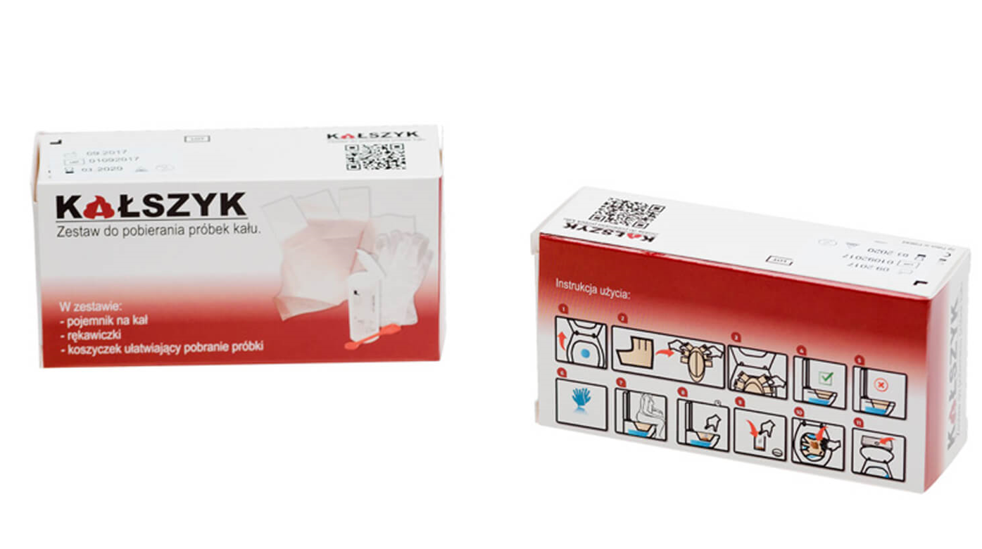  KAŁSZYK zestaw do pobierania próbek kału, 1 szt.