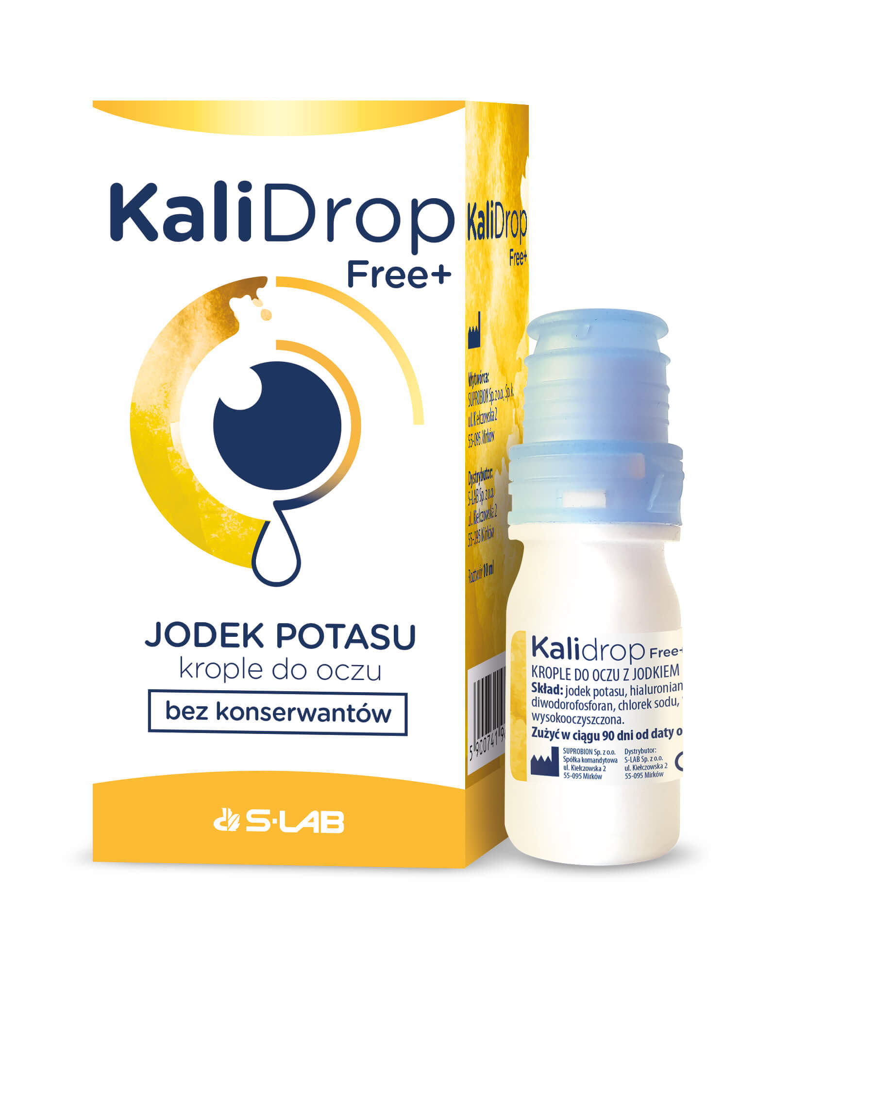 KaliDrop Free+ , krople do oczu bez konserwantów, 10 ml