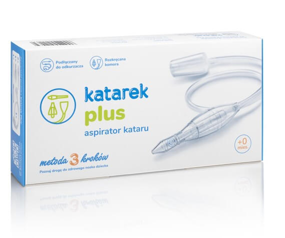 Katarek Plus, aspirator kataru ze szczoteczką, 1 szt.