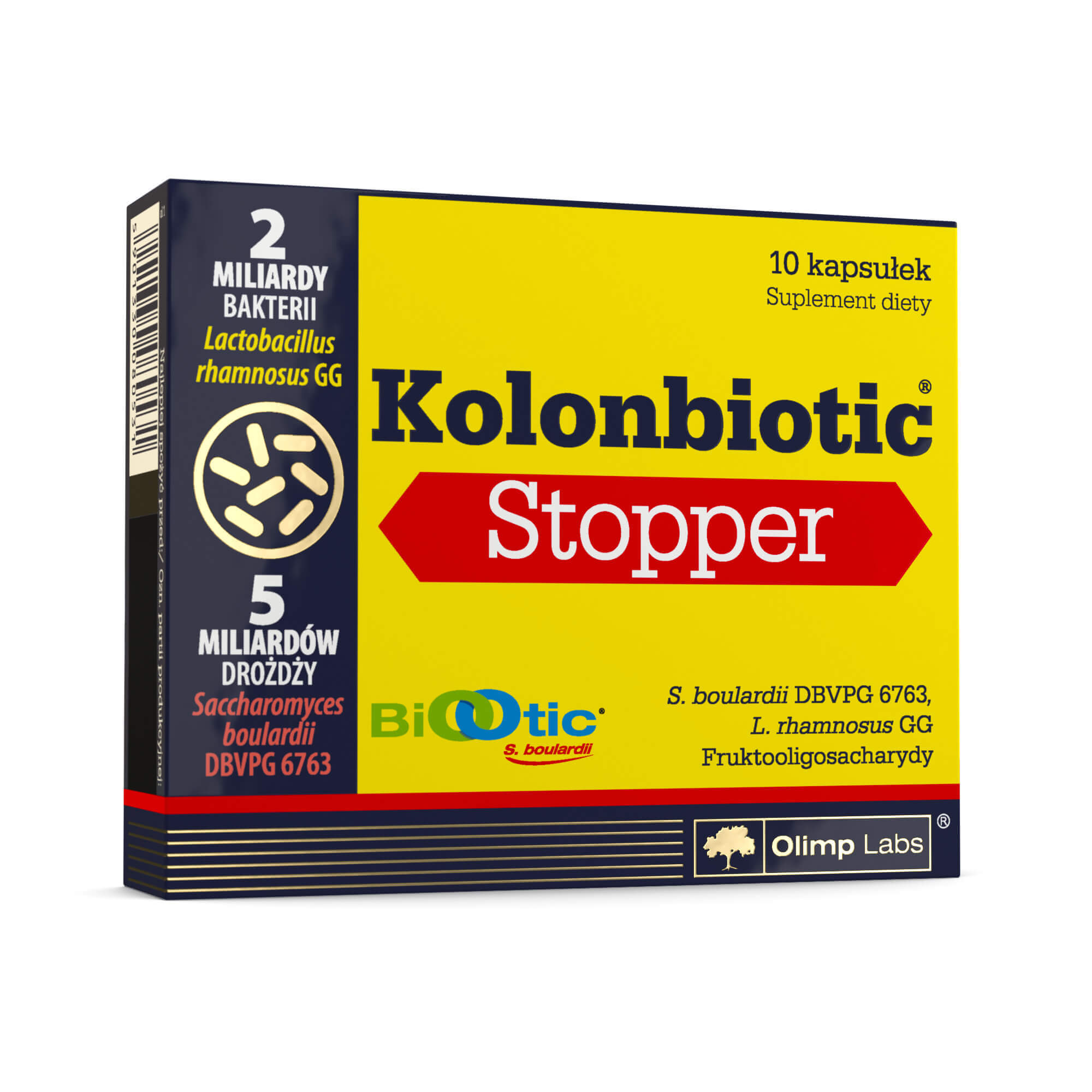 Olimp Kolonbiotic Stopper, kapsułki uzupełniające mikroflorę jelitową, 10 szt.