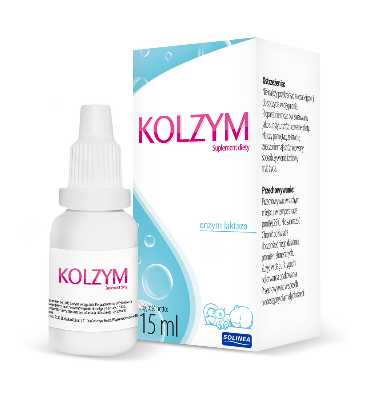 Kolzym krople na kolkę niemowlęcą, 15 ml