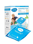Kompres Flex Mini Sanity żelowy do stosowania w przypadku drobnych urazów, 10 x 10 cm