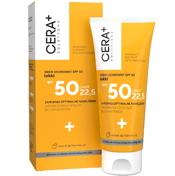 CERA+ SOLUTIONS ochronny krem lekki SPF50, 50 ml