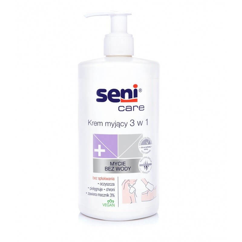 Seni Care krem myjący 3 w 1, 1000 ml