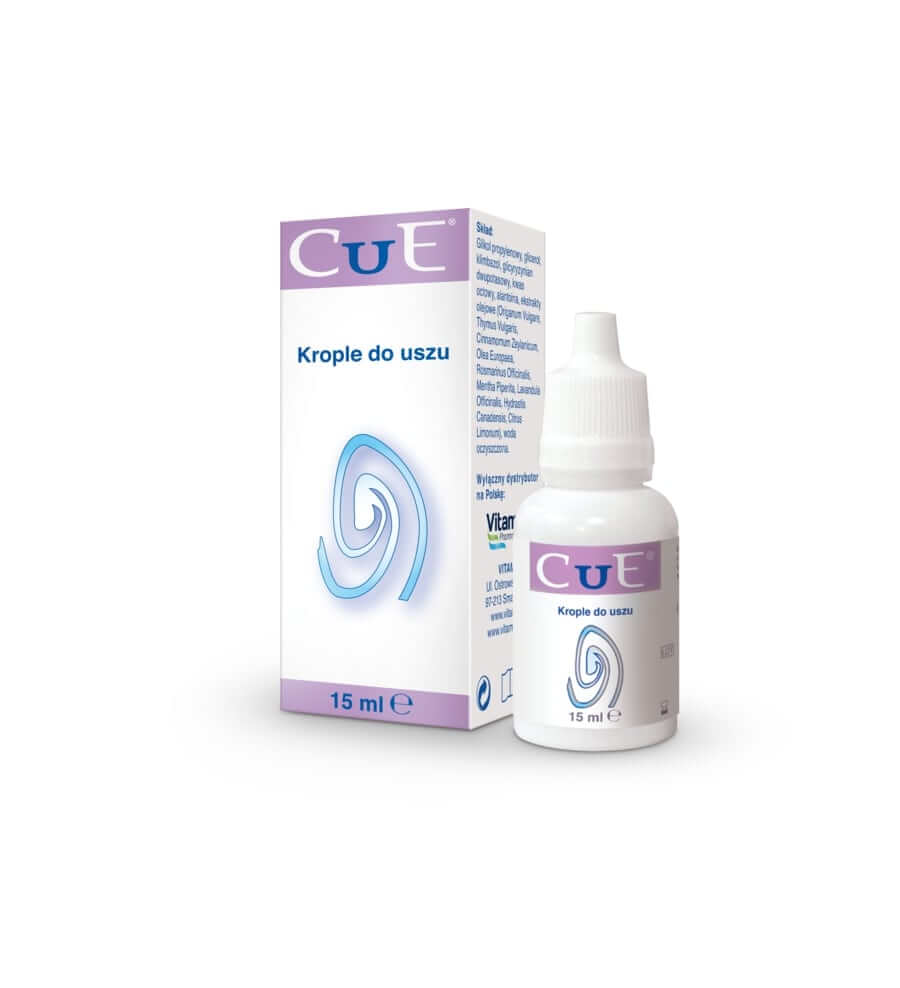Cue , krople do uszu, 15 ml