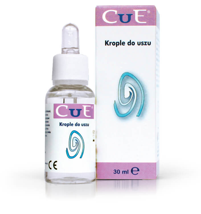 Cue, krople do uszu, 30 ml