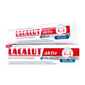 LACALUT AKTIV PLUS Pasta do zębów, 75ml