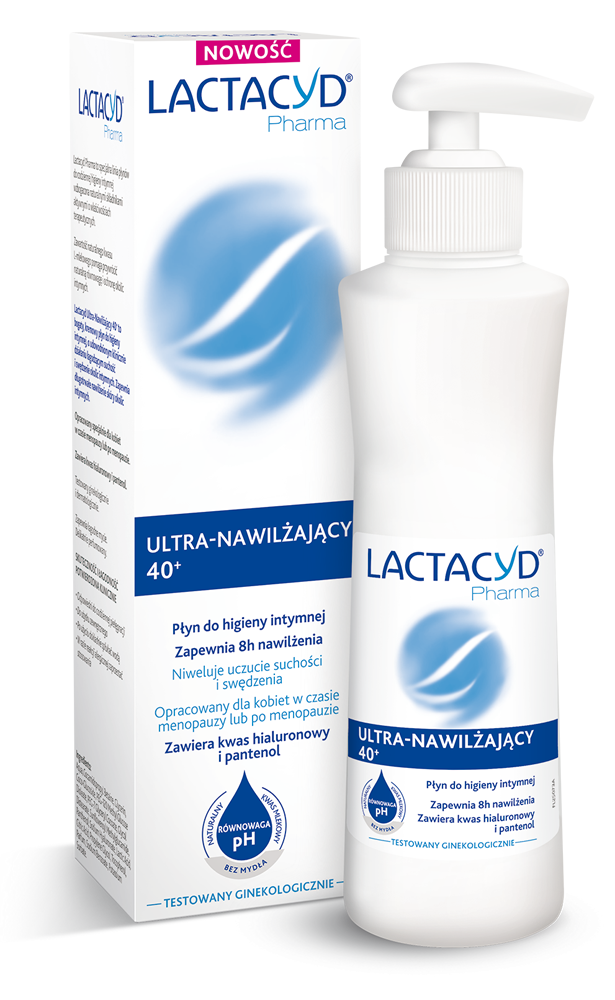 Lactacyd 40+, ultra-nawilżający płyn do higieny intymnej 40+, 250 ml