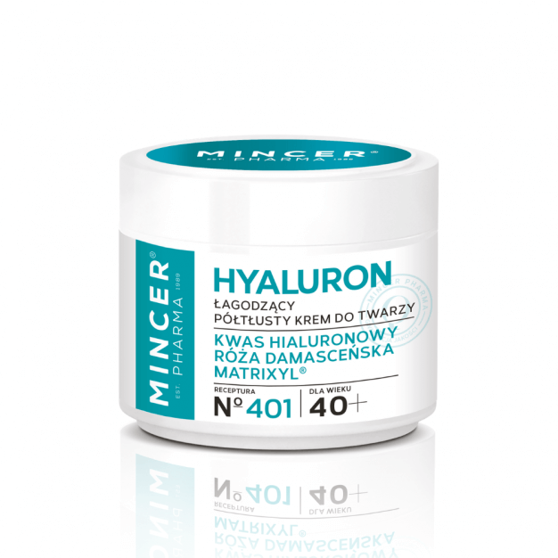 MP Hyaluron,  krem twarz nawilżający i łagodzący, 50 ml