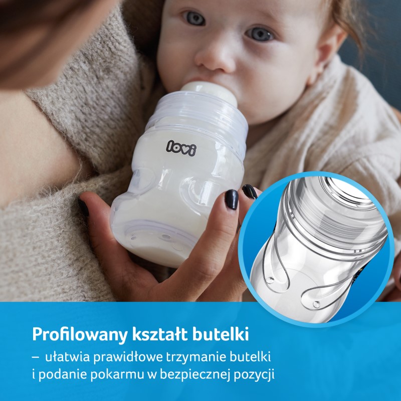 Lovi Butelka Medical+ , do karmienia o pojemności 330 ml 0cm+, 1 szt.
