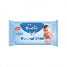 LULI BABY CARE Normal Skin , chusteczki nawilżane dla dzieci, do skóry normalnej, 72 szt.