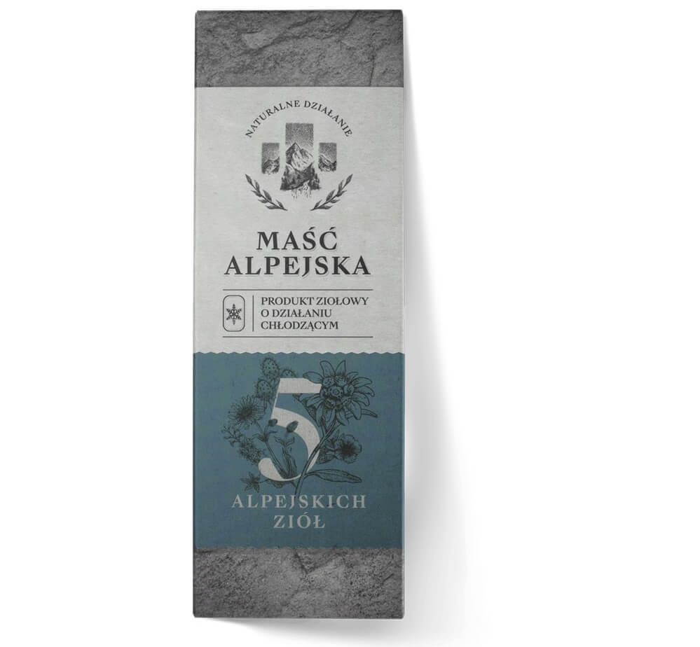 Maść Alpejska Linia Natury, o działaniu chłodzącym, 100 ml