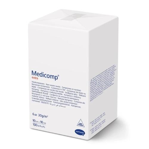 Kompresy MEDICOMP EXTRA,  niejałowe, 10 cm x10 cm, 100 szt.