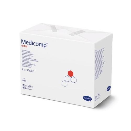 Kompresy MEDICOMP EXTRA,  niejałowe, 10 cm x 20 cm, 100 szt.