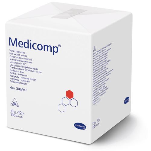 Kompresy MEDICOMP , niejałowe, 10 cm x 10 cm, 100 szt.